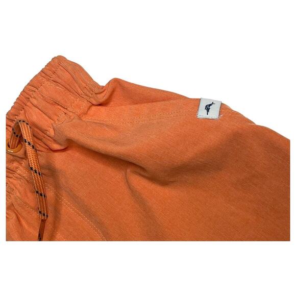 Tommy Bahama Shorts Boys S 5 6 Active Pull On Drawstring Elastic Waist Orange - Picture 4 of 9